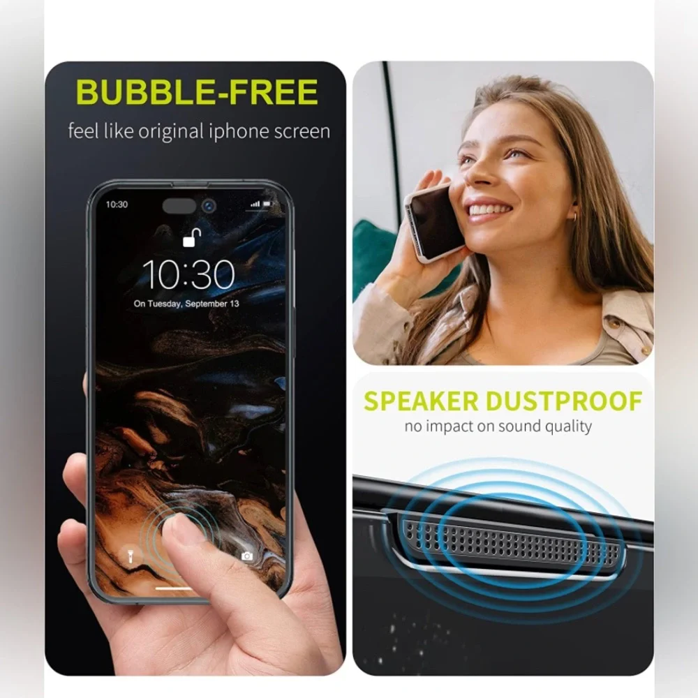 N.W.TiPhone 14 Pro Screen Protector (6.1 inch) 2 pack